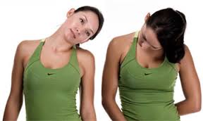rotating neck for muscles to relax and tone up double chin